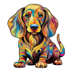 Wooden Puzzle - Big Ear Dog