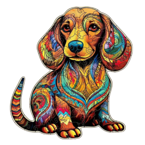 Wooden Puzzle - Big Ear Dog