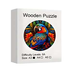 Wooden Puzzle - Parrot