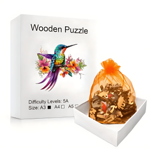 Wooden Puzzle - Woodpecker